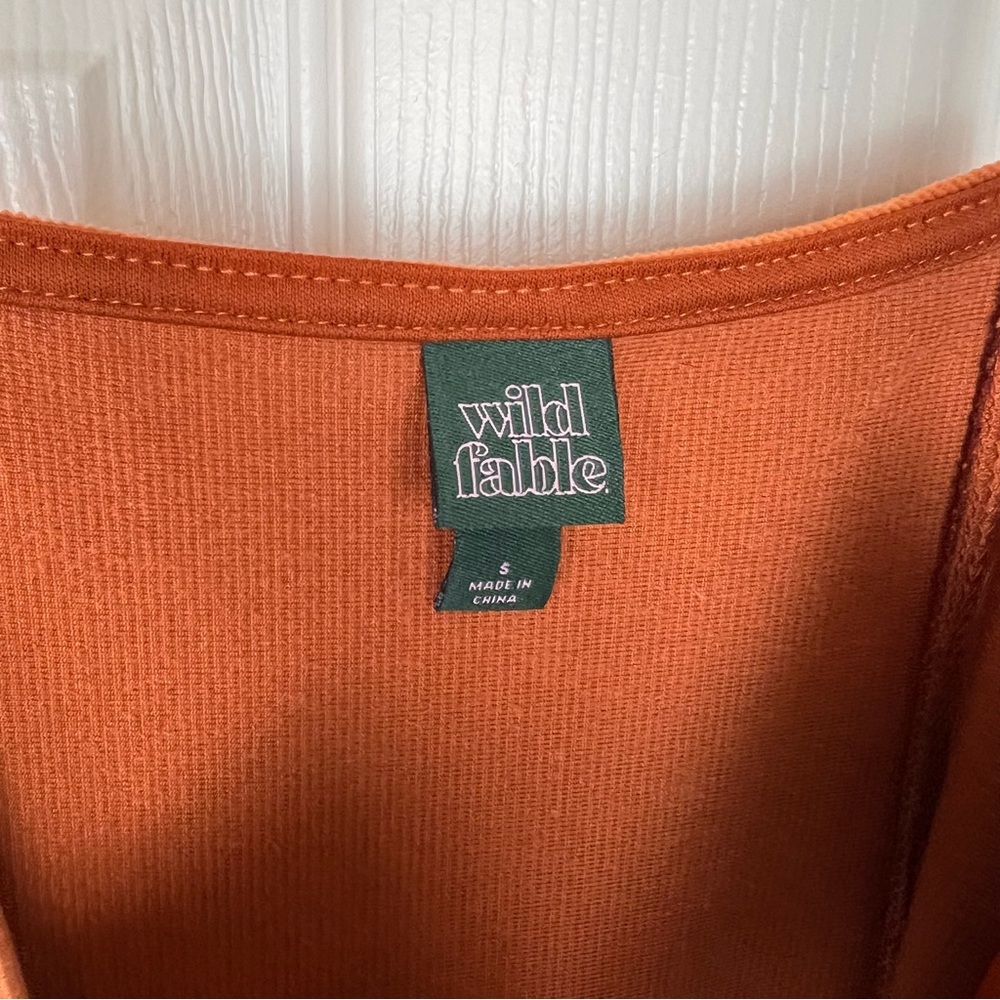 Burnt Orange Mini Dress - Picture 10 of 10